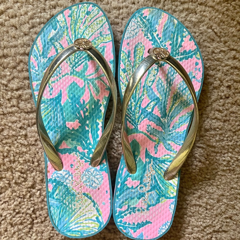 Lilly Pulitzer Flip Flops